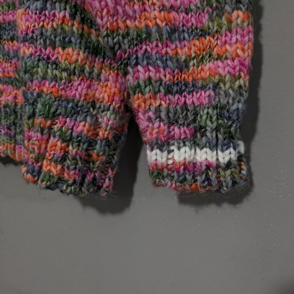 Torrid Multicolored Drop Shoulder Pullover Space Dye Sweater - Picture 4 of 5